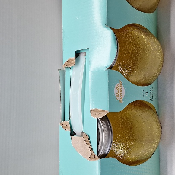 #AFD Set of 4 lemon glass sippers 22fl oz - Picture 7 of 8